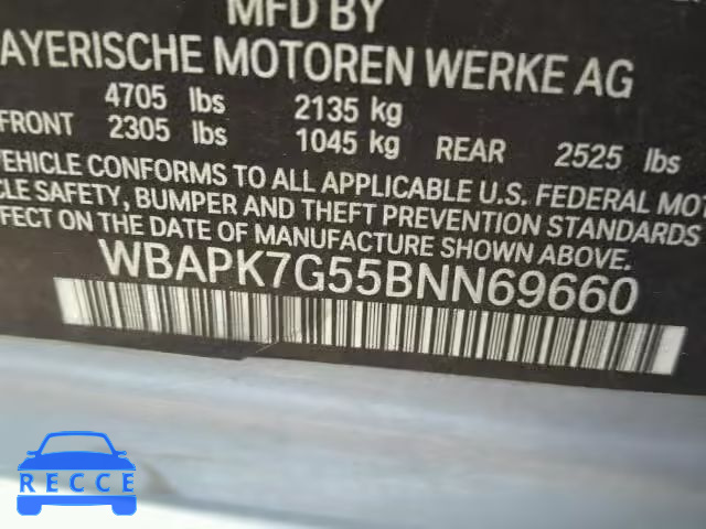 2011 BMW 328 XI WBAPK7G55BNN69660 image 9