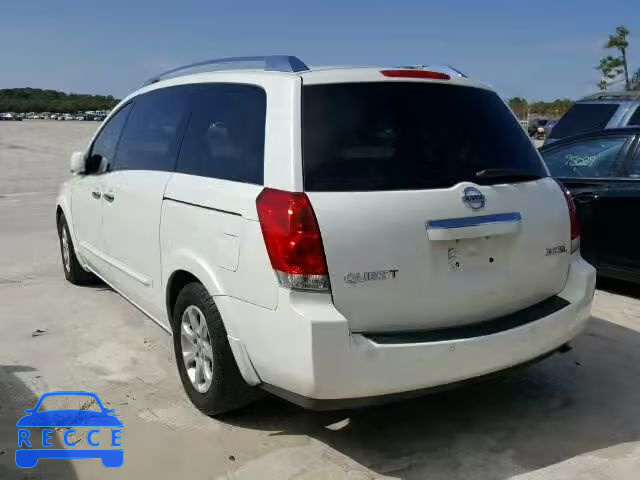 2007 NISSAN QUEST S 5N1BV28U87N112681 image 2