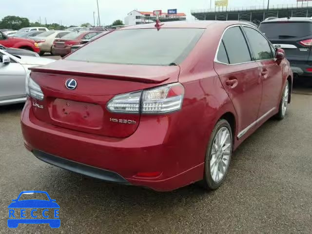 2010 LEXUS HS 250H JTHBB1BA0A2018596 image 3