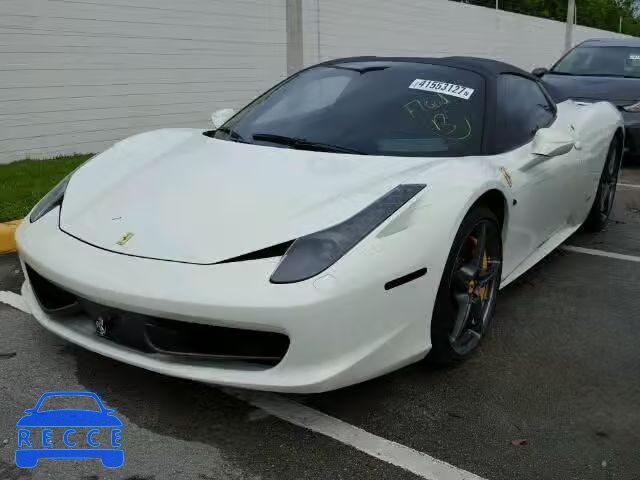 2012 FERRARI 458 SPIDER ZFF68NHA0C0189090 image 1