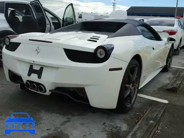 2012 FERRARI 458 SPIDER ZFF68NHA0C0189090 Bild 3