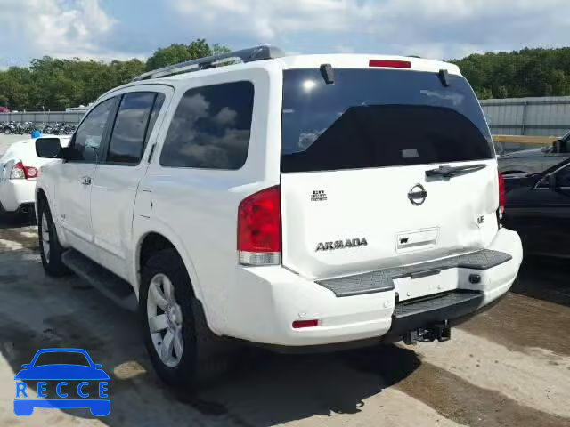 2008 NISSAN ARMADA SE 5N1BA08C38N600686 image 2