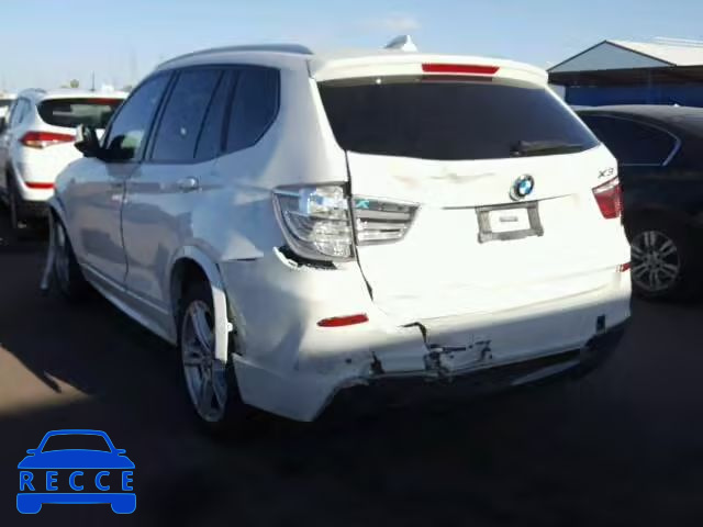 2014 BMW X3 XDRIVE3 5UXWX7C55E0E77747 image 2