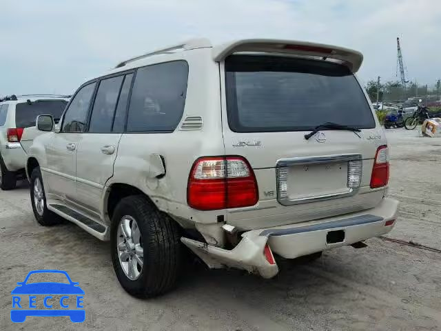 2003 LEXUS LX 470 JTJHT00W133528810 image 2