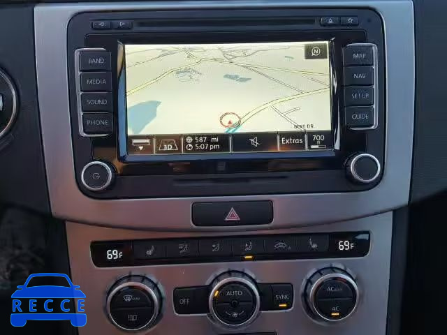 2013 VOLKSWAGEN CC LUXURY WVWHU7AN4DE508510 зображення 8