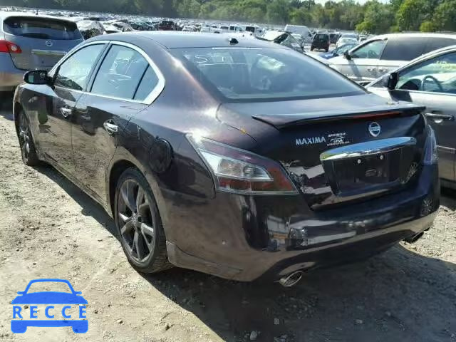 2014 NISSAN MAXIMA S 1N4AA5AP1EC468633 зображення 2