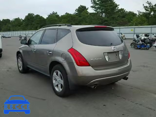 2003 NISSAN MURANO SL JN8AZ08W73W216730 image 2
