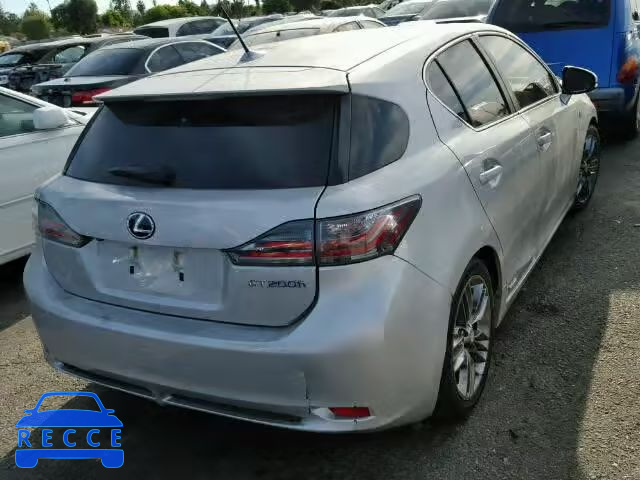 2012 LEXUS CT 200 JTHKD5BH0C2060316 зображення 3