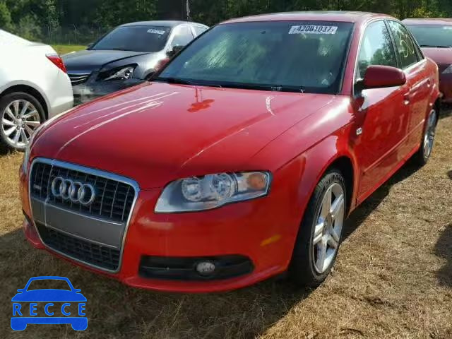 2008 AUDI A4 2.0T WAUAF78E78A074188 image 1