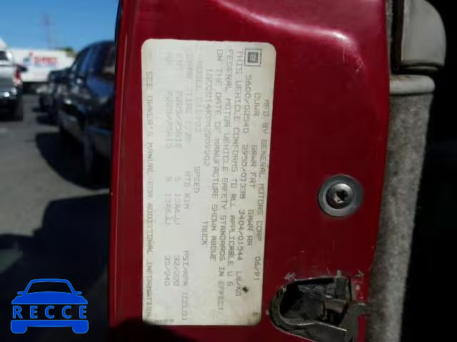 1991 CHEVROLET GMT-400 C1 1GCDC14K9MZ209202 image 9