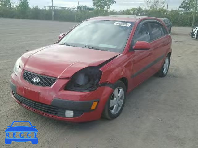 2008 KIA RIO 5 SX KNADE163786380406 image 1