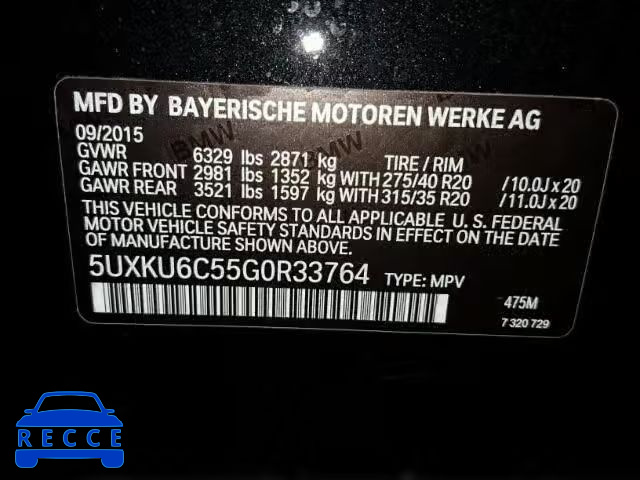 2016 BMW X6 5UXKU6C55G0R33764 Bild 9