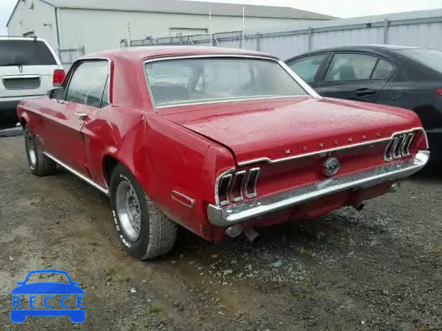 1968 FORD MUSTANG 8T01C124537 image 2