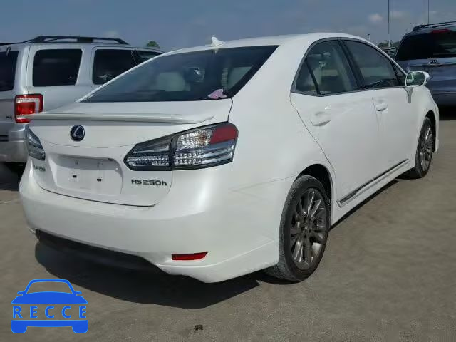 2010 LEXUS HS 250H JTHBB1BA5A2005214 зображення 3