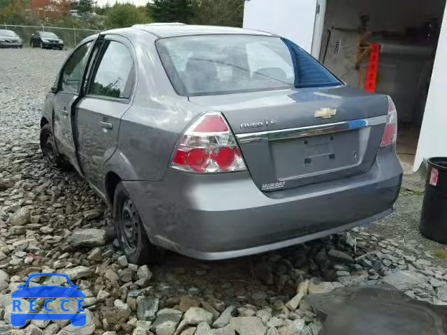 2009 CHEVROLET AVEO LS 3G1TV55E19L117286 зображення 2