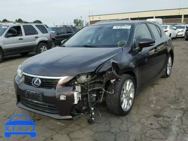 2012 LEXUS CT 200 JTHKD5BH4C2117732 зображення 1