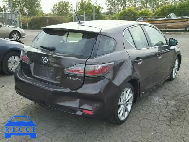 2012 LEXUS CT 200 JTHKD5BH4C2117732 зображення 3