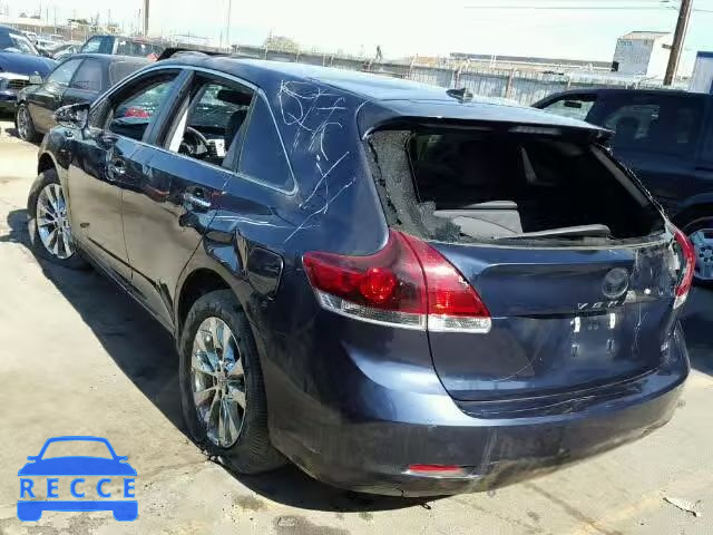 2015 TOYOTA VENZA LE 4T3ZA3BB4FU097180 зображення 2