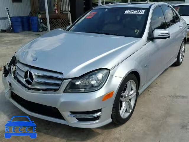 2012 MERCEDES-BENZ C 250 WDDGF4HB4CR203120 image 1