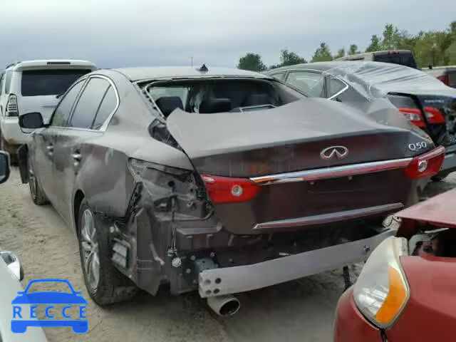 2014 INFINITI Q50 BASE JN1BV7AP8EM679341 зображення 2