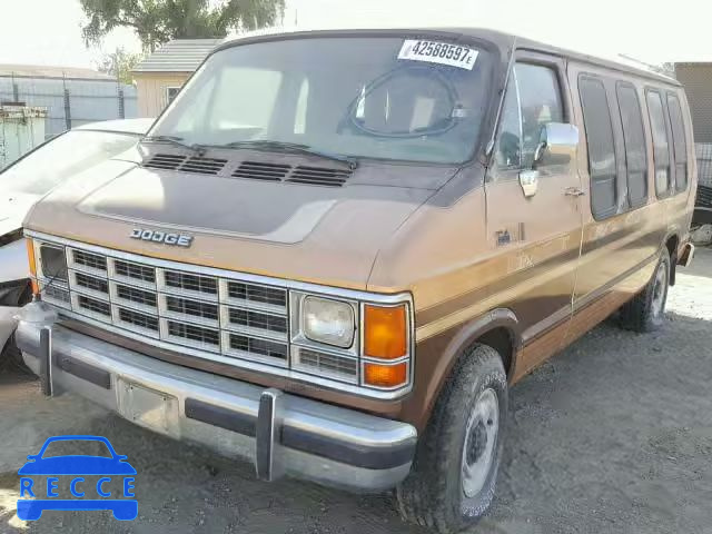 1987 DODGE RAM VAN B2 2B6HB23T9HK295872 зображення 1