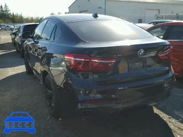 2016 BMW X6 XDRIVE3 5UXKU2C54G0N80281 image 2