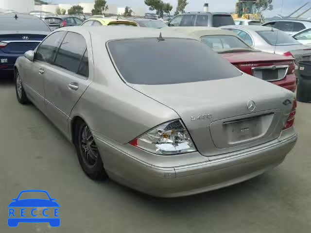 2000 MERCEDES-BENZ S 430 WDBNG70J1YA046279 image 2