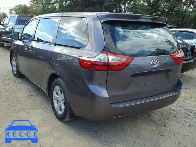 2017 TOYOTA SIENNA BAS 5TDZZ3DC8HS795651 image 2