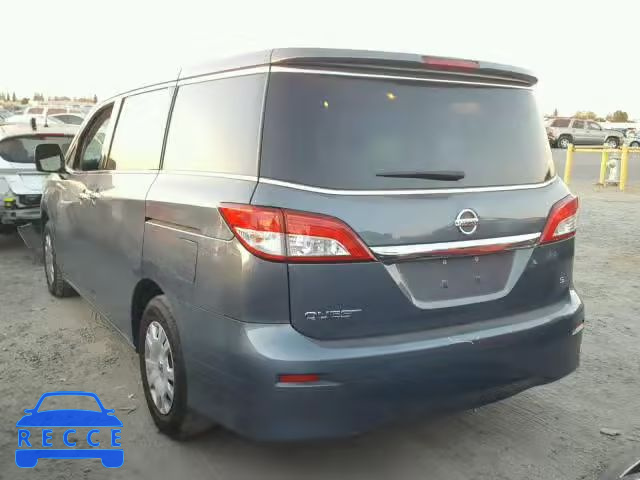 2011 NISSAN QUEST S JN8AE2KP0B9012664 зображення 2