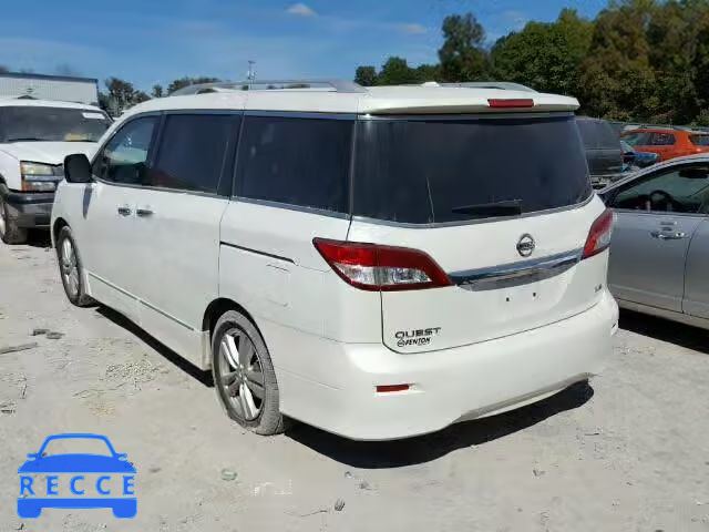 2011 NISSAN QUEST S JN8AE2KP3B9010911 зображення 2