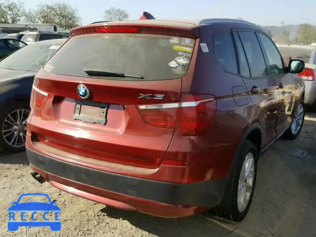 2013 BMW X3 5UXWX9C54D0A08756 зображення 3