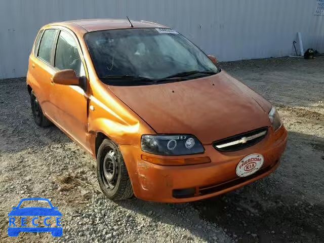 2007 CHEVROLET AVEO BASE KL1TD66687B777354 image 0