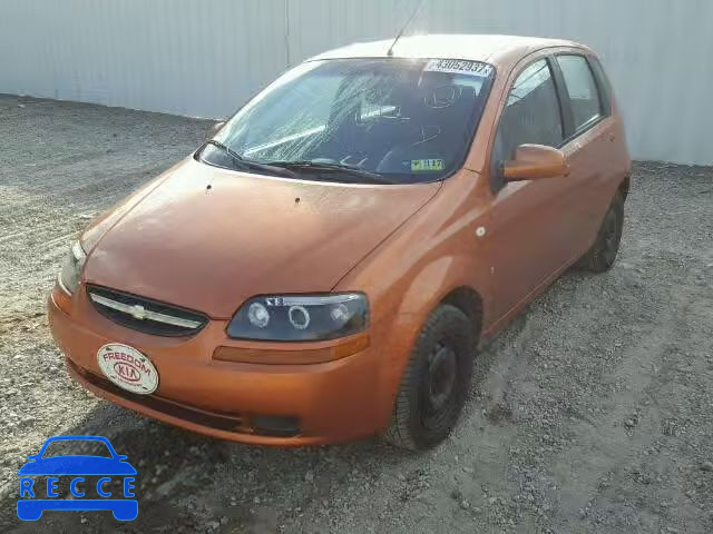 2007 CHEVROLET AVEO BASE KL1TD66687B777354 image 1