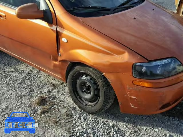 2007 CHEVROLET AVEO BASE KL1TD66687B777354 image 8