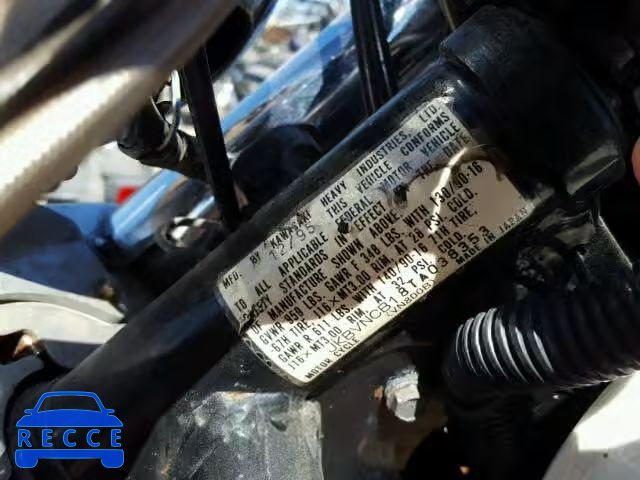 1996 KAWASAKI VN800 JKBVNCB18TA038353 зображення 9