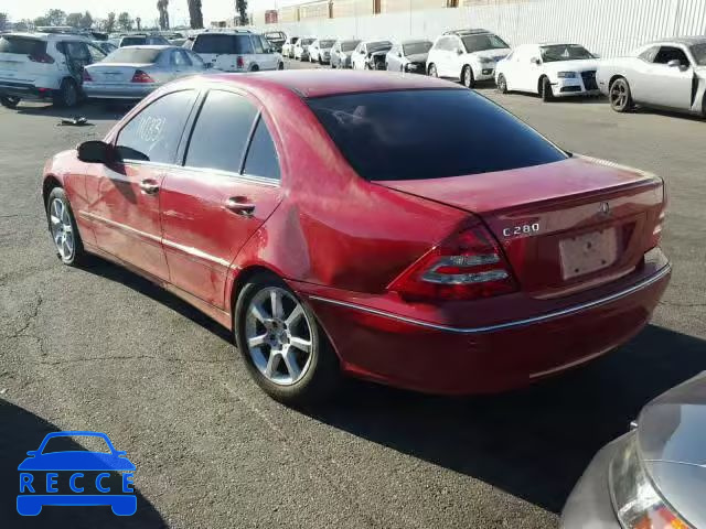 2007 MERCEDES-BENZ C 280 WDBRF54H67A931205 зображення 2