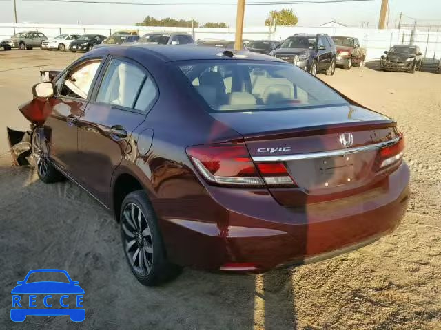 2015 HONDA CIVIC EXL 2HGFB2F92FH520485 image 2