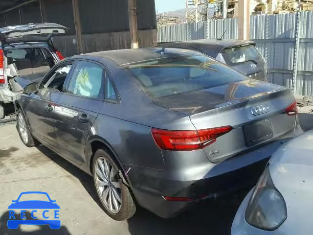 2017 AUDI A4 PREMIUM WAUGNAF49HN008030 image 2