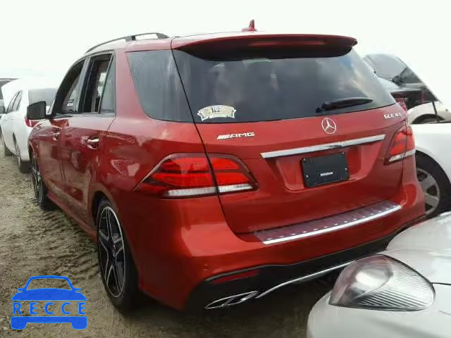 2017 MERCEDES-BENZ GLE 43 AMG 4JGDA6EB2HA972230 зображення 2