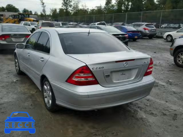 2005 MERCEDES-BENZ C 240 4MAT WDBRF81J75F655187 image 2