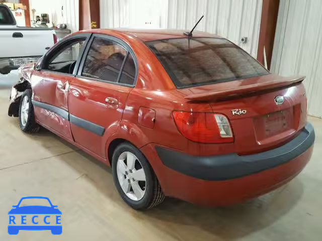 2009 KIA RIO BASE KNADE223696538652 image 2