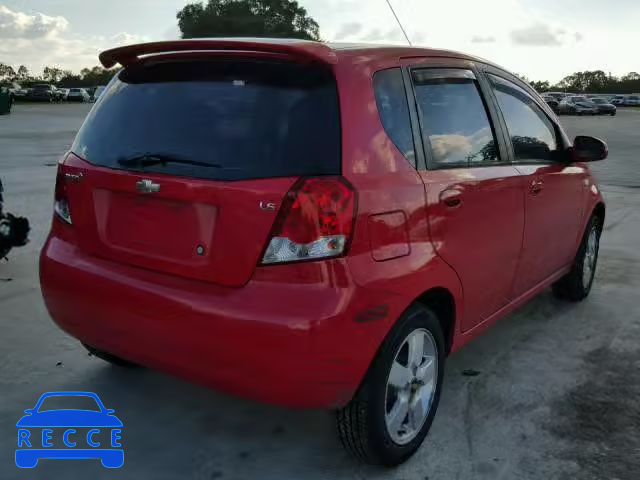 2008 CHEVROLET AVEO BASE KL1TD66698B015510 image 3