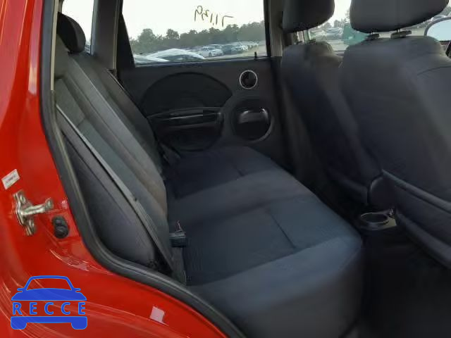 2008 CHEVROLET AVEO BASE KL1TD66698B015510 image 5