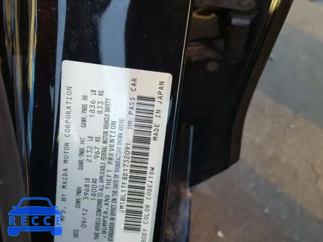 2013 MAZDA 3 I JM1BL1TF8D1732091 image 9