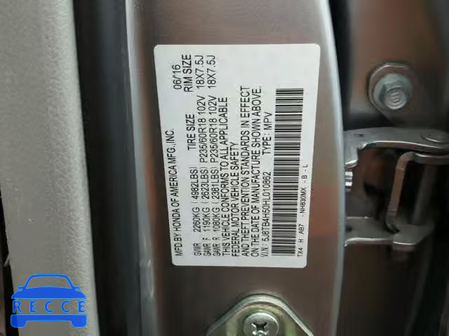 2017 ACURA RDX TECHNO 5J8TB4H50HL010862 image 9