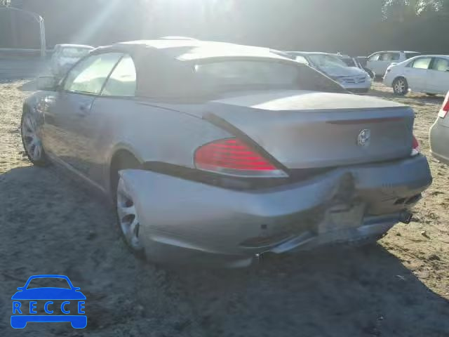 2007 BMW 650 I WBAEK13537CN80668 image 2