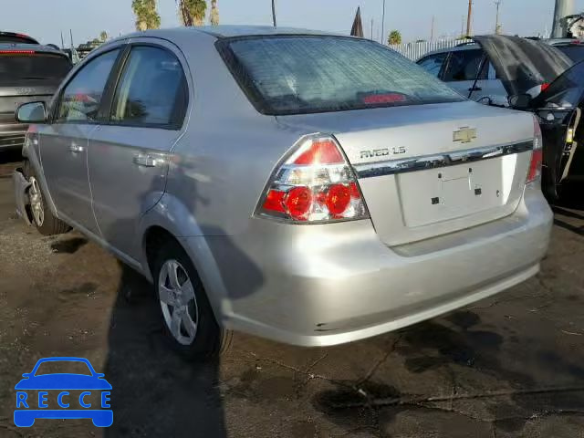 2008 CHEVROLET AVEO BASE KL1TD56638B163467 image 2