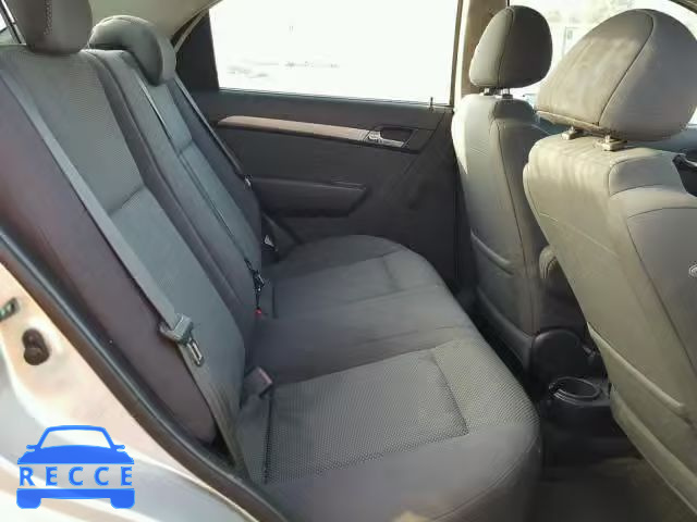 2008 CHEVROLET AVEO BASE KL1TD56638B163467 зображення 5