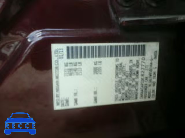 2013 NISSAN MAXIMA S 1N4AA5AP1DC827770 image 9