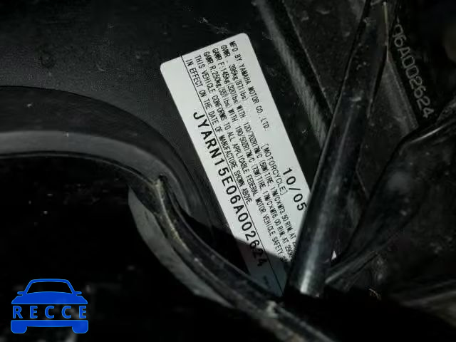 2006 YAMAHA YZFR1 JYARN15E06A002624 image 9